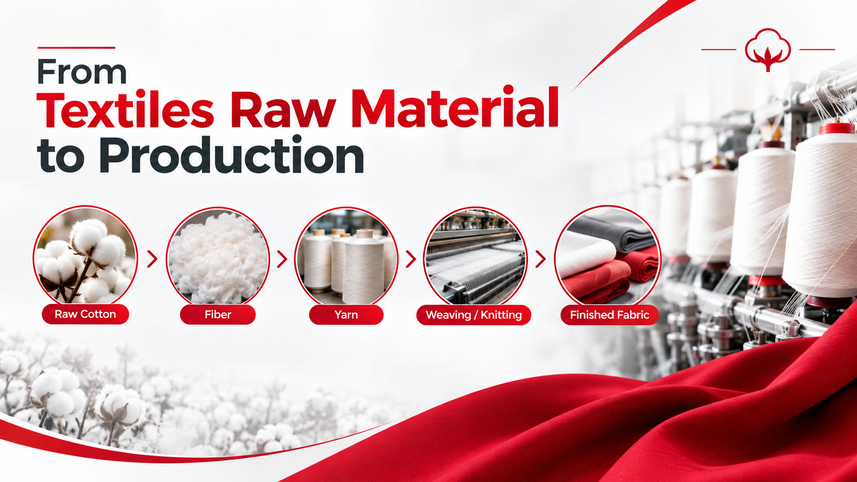 Textiles from raw material to production